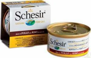 SCHESIR vištienos filė sultinyje - šlapias kačių maistas - 6x50g