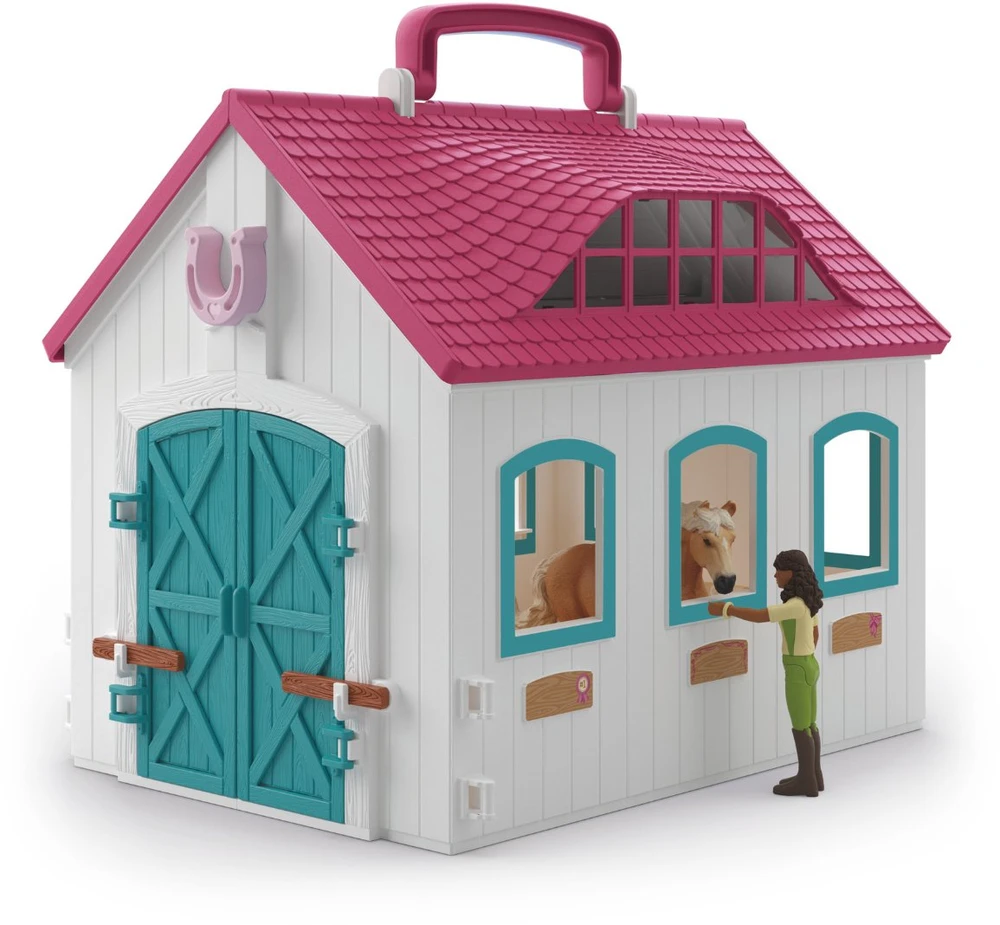 Figūrėlių rinkinys mažoji pasaga arklidėms Schleich Horse Club