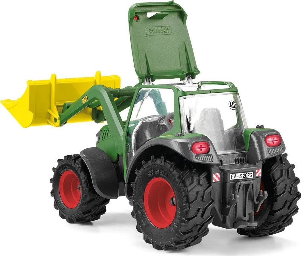 SCHLEICH FARM WORLD Traktorius su priekaba