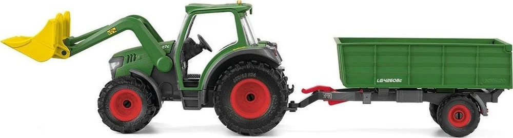 SCHLEICH FARM WORLD Traktorius su priekaba