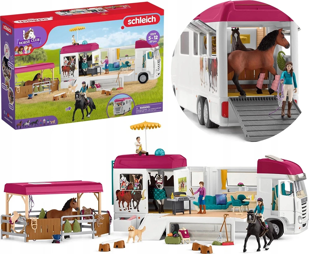 SCHLEICH HORSE CLUB Arklių transporteris
