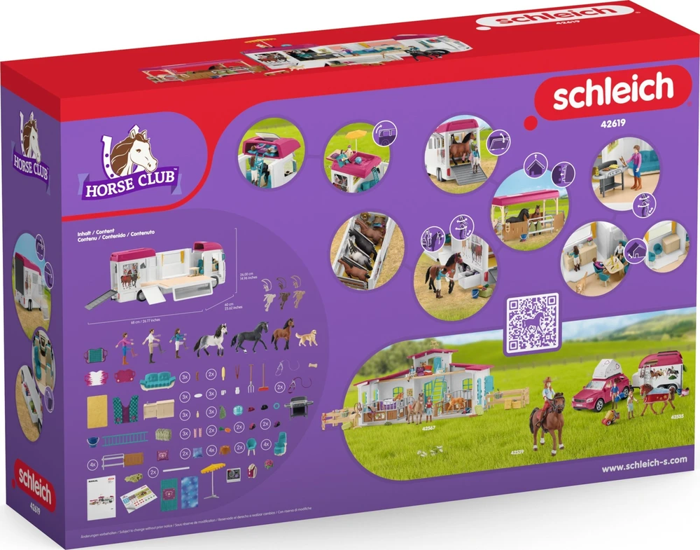 SCHLEICH HORSE CLUB Arklių transporteris