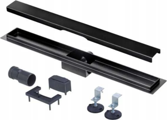 Schlosser linijinis trapas PLATINUM 800 Juodas matinis