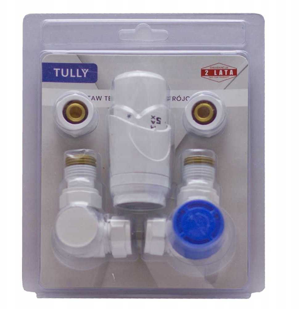 Schlosser Tully termostatinis komplektas triašis, baltas TZTT/B