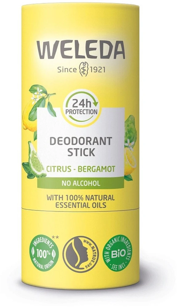 Weleda Citrus-Bergamot dezodorantas pieštuke