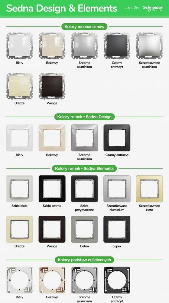 Schneider Electric RINGER Juodas ANTHRACITE CORE DES