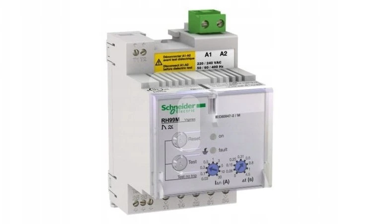 Schneider Electric Diferencinė relė su rankiniu atstatymu 0,03...30 A 0...4,5 s 240 V 56173