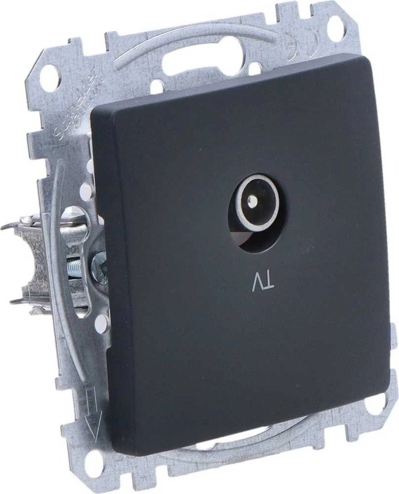 Schneider Electric GN.TV END 4DB Juodas ANTRACITAS SEDNA DE