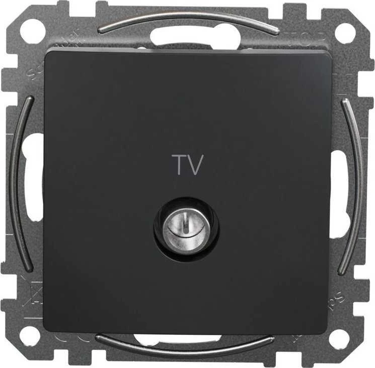 Schneider Electric GN.TV END 4DB Juodas ANTRACITAS SEDNA DE