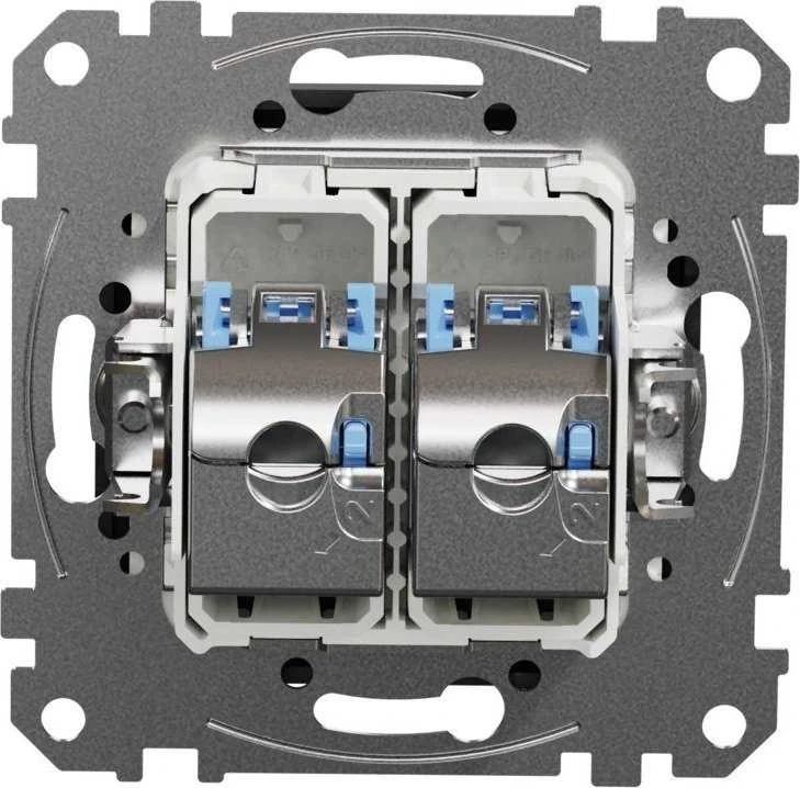 Schneider Electric GN.KOMP.2XRJ45 6STP Juodas ANT. ONE DES