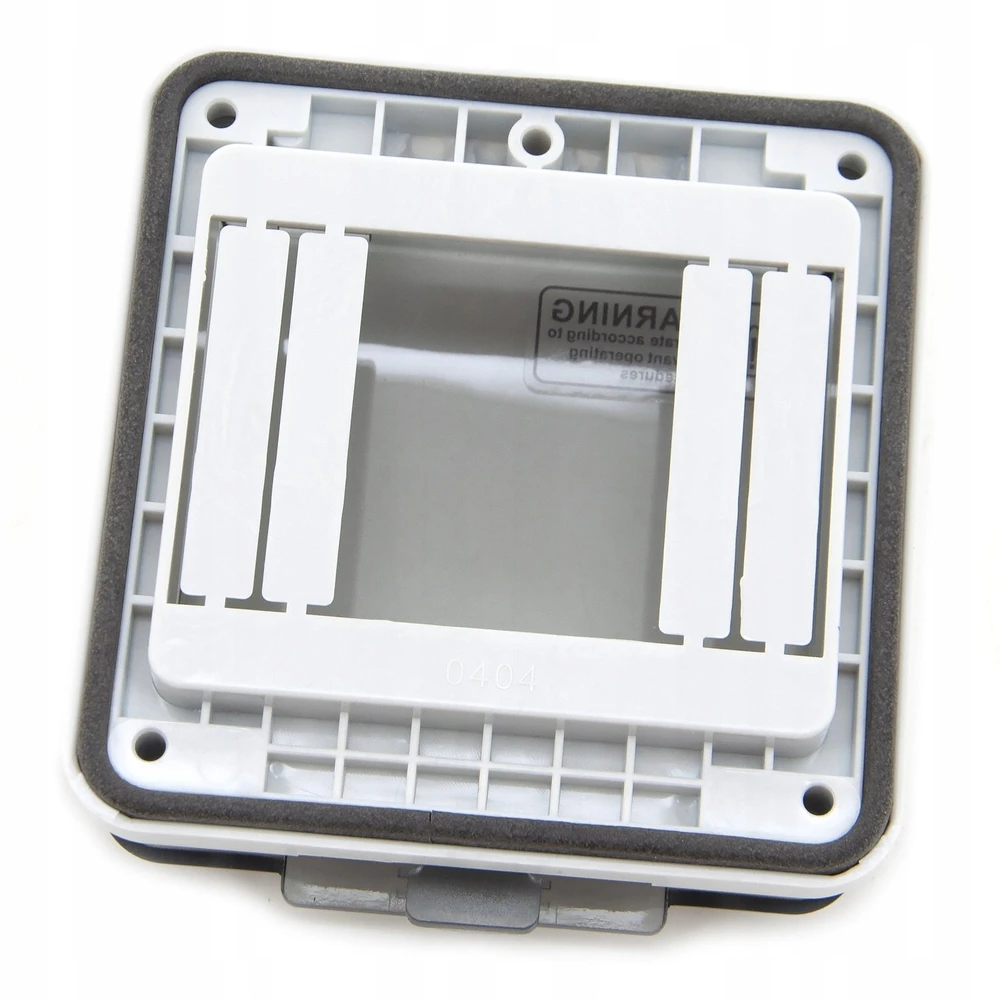 Schneider Electric Hermetiškas apžiūros langas, IP67 4 moduliai su bėgeliu ir tvirtinimo laikikliu modulinei įrangai, W-IP67-4