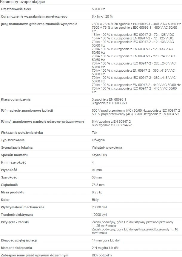 „Schneider Electric“ grandinės pertraukiklis iC60H-C2-2 C 2A, 2 polių (A9F07202)
