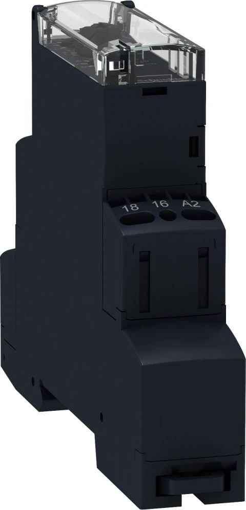 Schneider Electric „Harmony Time“ serijos ant DIN bėgelio montuojama laikmačio relė, 24–240 V AC/DC, 1 kontakto, 0,05–1 s,