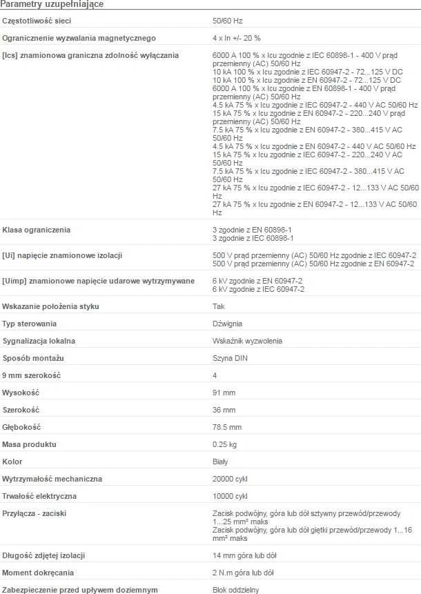 „Schneider Electric“ grandinės pertraukiklis 2P 16A charakteristika B (A9F03216)