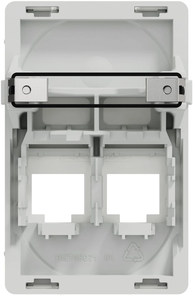 Schneider Electric LK One Actassi/Keystone dvigubas RJ45 lizdas 1,5 m baltas