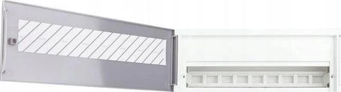 Schneider Electric Modular skirstomoji plokštė Mini Pragma 1 x 18 paviršiuje montuojama IP40 skaidrios durys (MIP12118T)