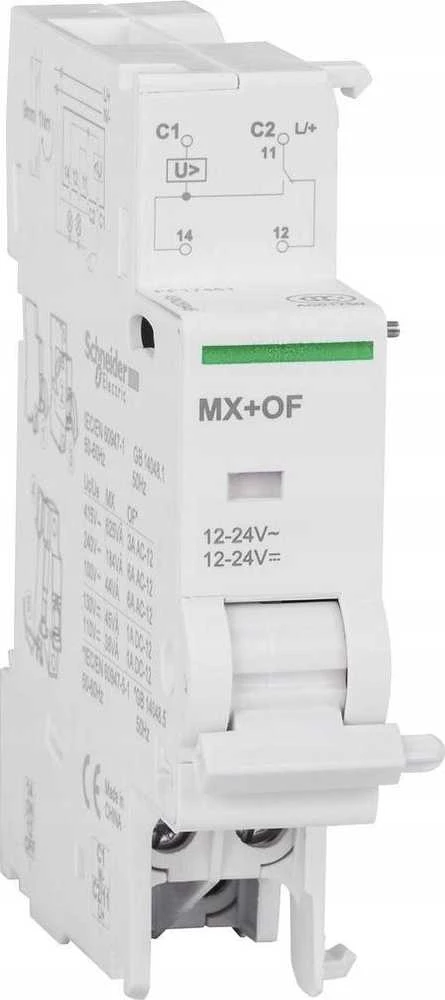 Schneider Electric MX šunto išleidimas MX plus 1 OF 24V dc A9N26948
