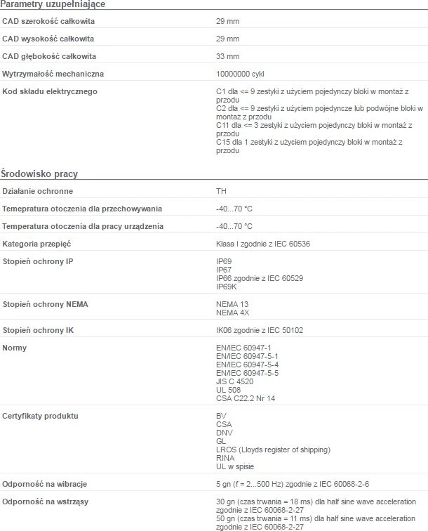 Schneider Electric Raudonojo mygtuko pavara be foninio apšvietimo spyruoklinio grąžinimo (ZB4BL4)