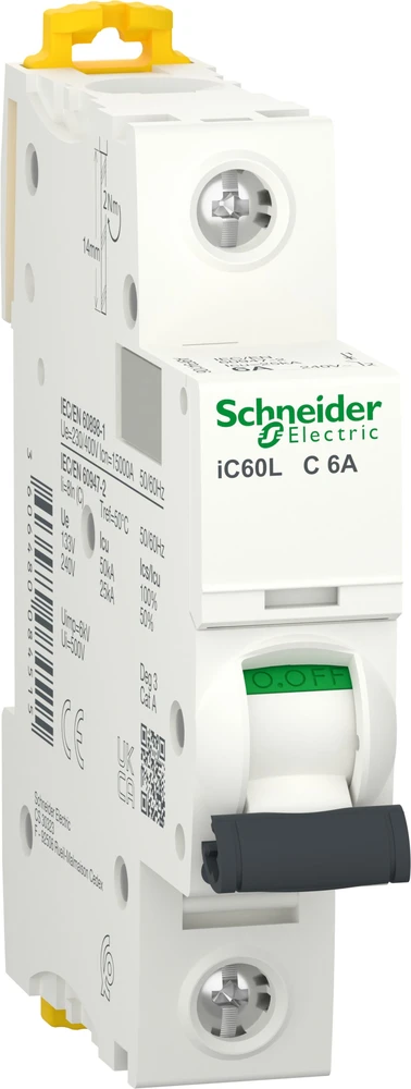 „Schneider Electric“ IC60L 1P 6A C OVERPR