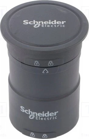 Schneider Electric Nuolatinės srovės signalizacijos kolonėlės modulio bazė Juodas XVUC21B