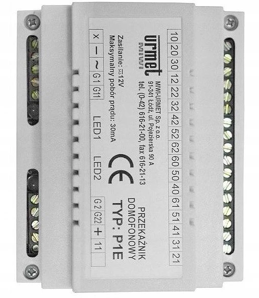 Schneider Electric P1E URMET Dviejų įėjimų relė