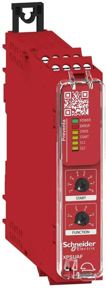 „Schneider Electric Preventa XPS“ universalus apsaugos modulis, 4 kat., 24 V AC/DC, 3 Z varžtiniai gnybtai, XPSUAF13AP