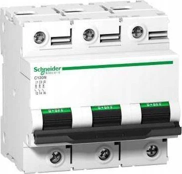 „Schneider Electric“ grandinės pertraukiklis 3P C 80A 10kA AC C120N (A9N18365)