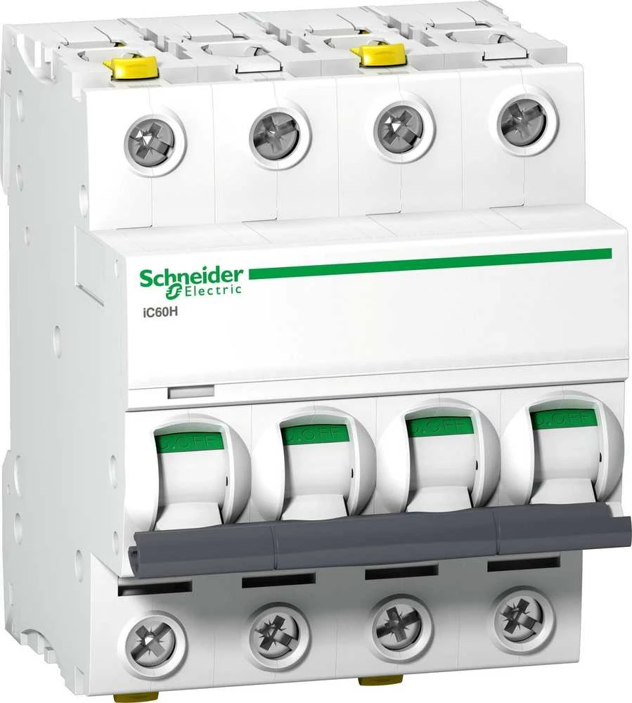Schneider Electric Jungiklis 4P C 10A 10kA AC iC60H- C10-4 A9F07410