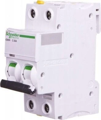 „Schneider Electric“ grandinės pertraukiklis iC60N-C25-2 C 25A, 2 polių (A9F04225)