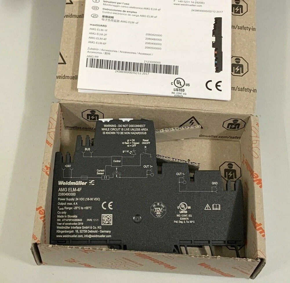 Schneider Electric Weidmuller 2080490000 Maitinimo relė AMG ELM-4F 2080490000