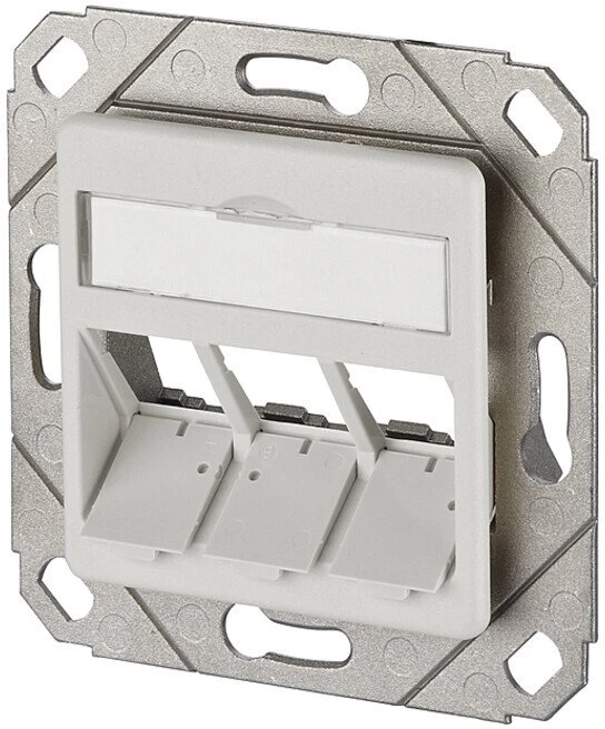 Schneider Electric Metz Connect BTR E-DAT modulis 3x8(8) UPk be modulių - Įleidžiama jungiamoji dėžutė - Grynai balta, RAL 9010 - 3 prievadai (1309161102-E)