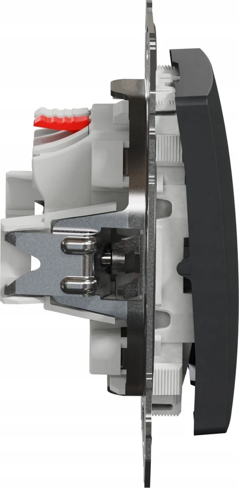 Schneider Electric RINGER Juodas ANTHRACITE CORE DES