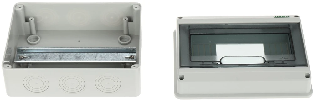Schneider Electric Opti PAVIRŠIUS MONTUOJAMAS HERMETINIS SKIRSTOMASIS SKAITIKLIS 8 MODULIŲ EDB-8-SO