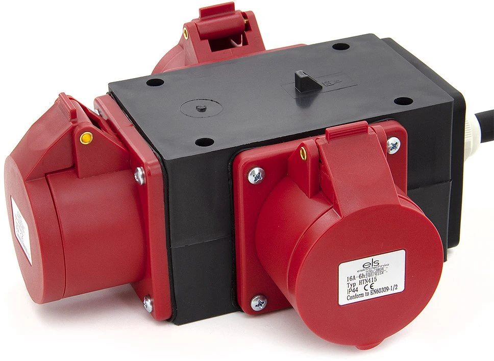 Schneider Electric Galios skirstytuvas adapteris nešiojamas IP44 3x16A 5P 400V + 1,5 m kabelis OPD 5x2,5mm2 + kištukas 16A/5 P030WK2M