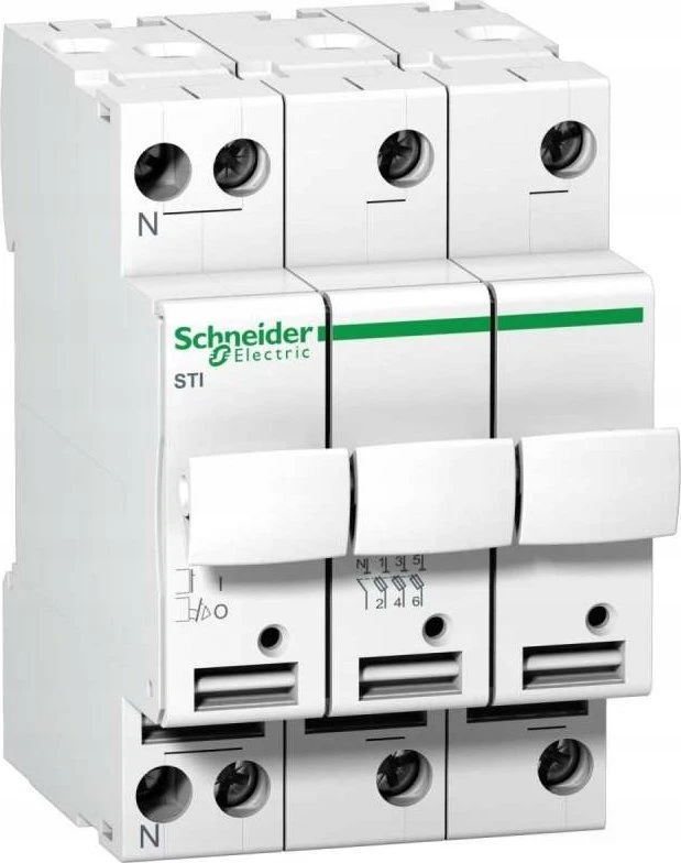 Schneider Electric Saugiklio pagrindas STI 3P+N 500V A9N15658