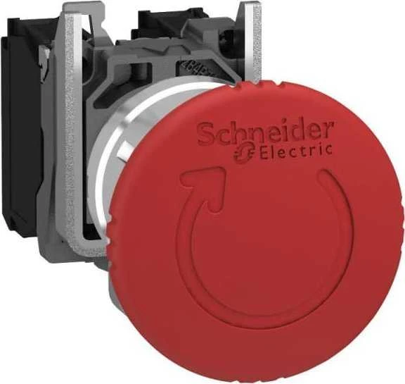 Schneider Electric Saugos mygtukas 22mm 1Z 2R IP66 sukant XB4BS84441