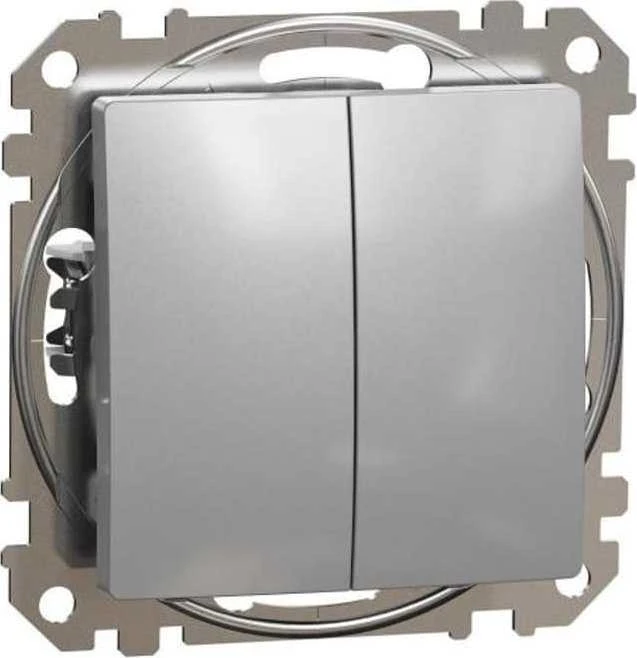 Schneider Electric Sedna Design žvakidės jungtis sidabro spalvos aliuminio SDD113105
