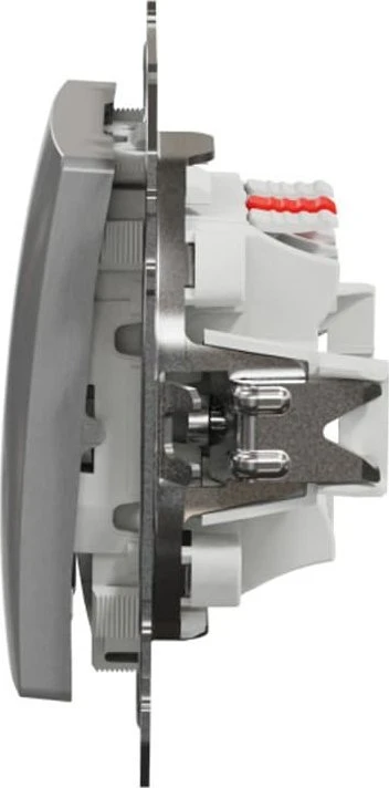 Schneider Electric Sedna Design Crosslink sidabro aliuminio SDD113107