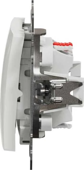 Perjungiklis SCHNEIDER SEDNA DESIGN, baltos spalvos