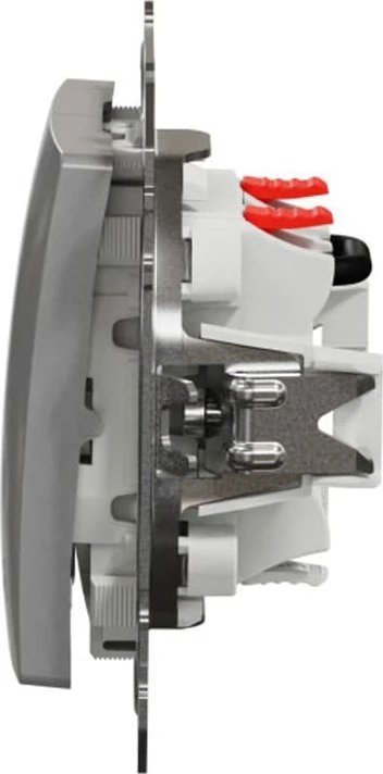 Schneider SDD113104 Užrakto jungtis, Sidabrinė aliuminis, Sedna Design and Elements SDD113104