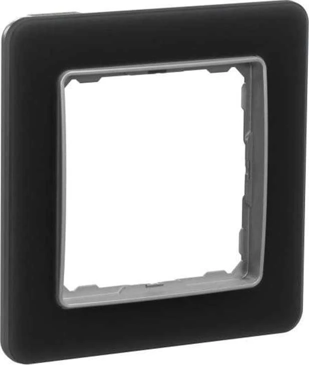 Schneider Electric Sedna Elements, 1 krypčių rėmas, tamsintas stiklas