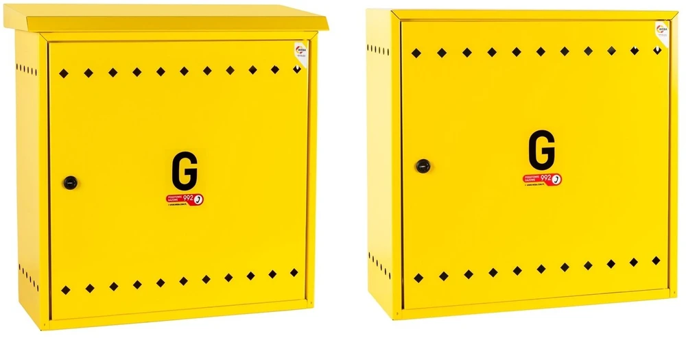 Schneider Electric Weba DĖŽUTĖ 600X600X250 LAISVAI STABDYTI TIESIAI GELTONA