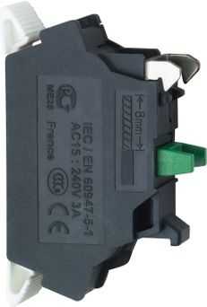 Schneider Electric Pagalbinis kontaktas 1NO, montuojamas priekyje (ZBE1015)