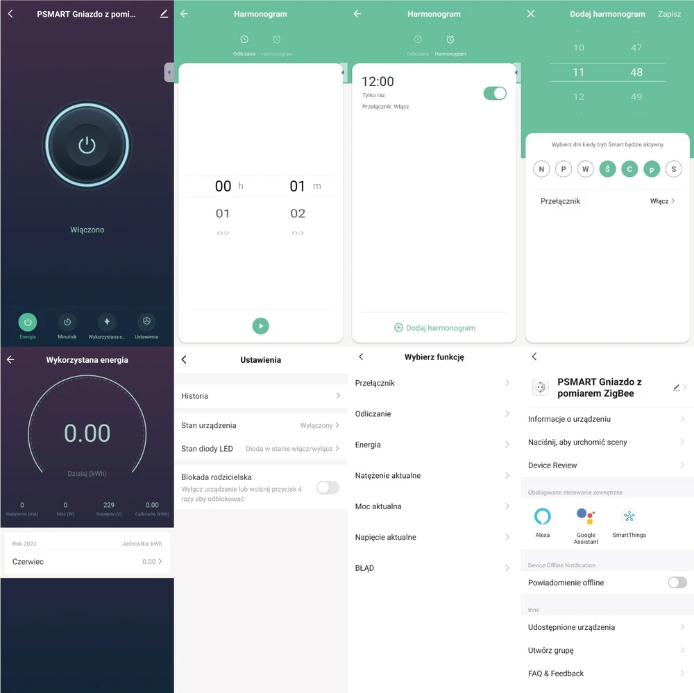 Schneider Electric T450 PSMART Smart lizdas juodas ZigBee TUYA su matavimu