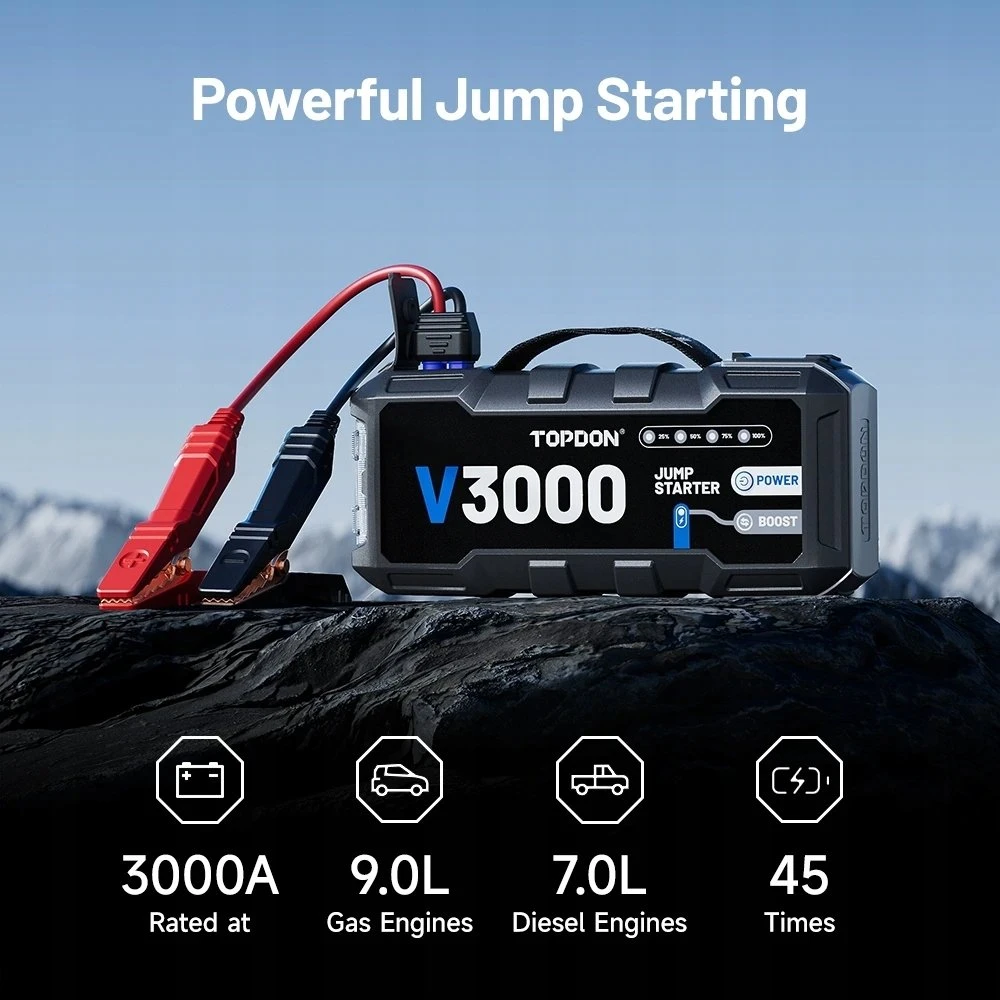 Schneider Electric TOPDON Car Jump Starter V3000