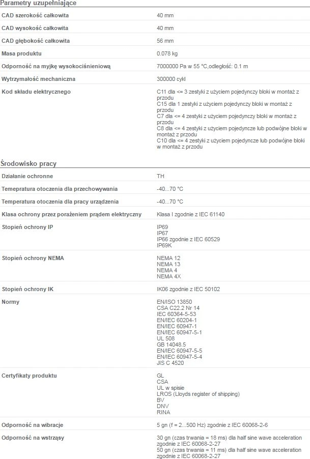 Schneider Electric ZB4BT84 PAVAROS STOP TRAUKIMAS F40