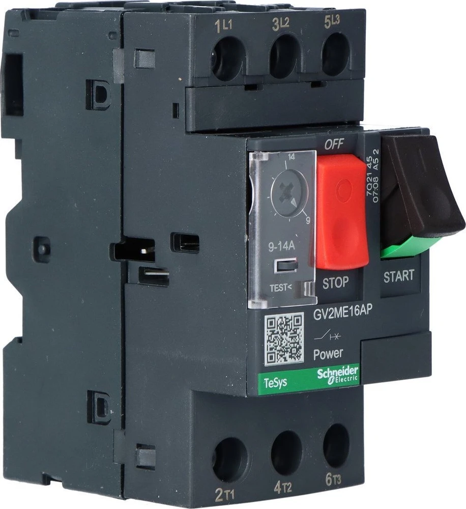 „Schneider Electric“ variklio jungiklis 9–14 A GV2ME..AP