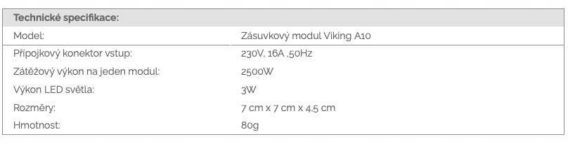 „Schneider Electric Viking“ kištukinis modulis A10, LED šviestuvas 3W, sidabrinė