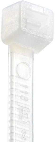 Tvirtinimo dirželis Elematic, 7,8 x 180 mm, baltas