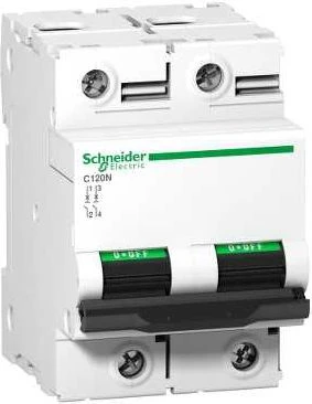 Schneider Electric Schneider A9N18361 grandinės pertraukiklis C120N-C80-2 A9N18361